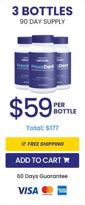 ProvaDent six bottle package maximum savings